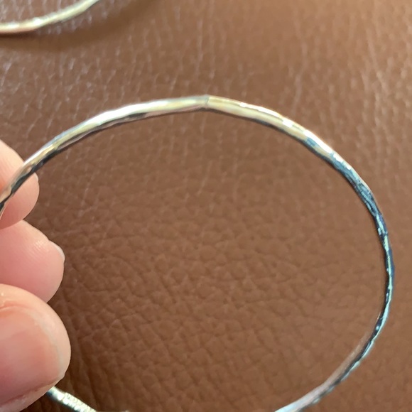 Silpada sterling silver Essential Hoop earrings (P3461) - Picture 5 of 6